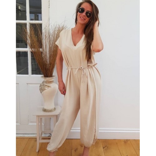 Accra jumpsuit beige