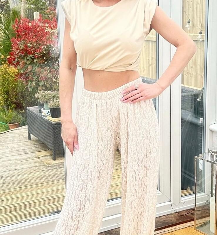 Harleigh lace trousers
