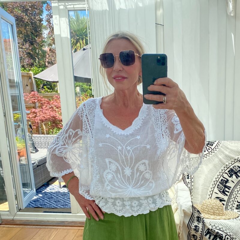 Zoe  butterfly top