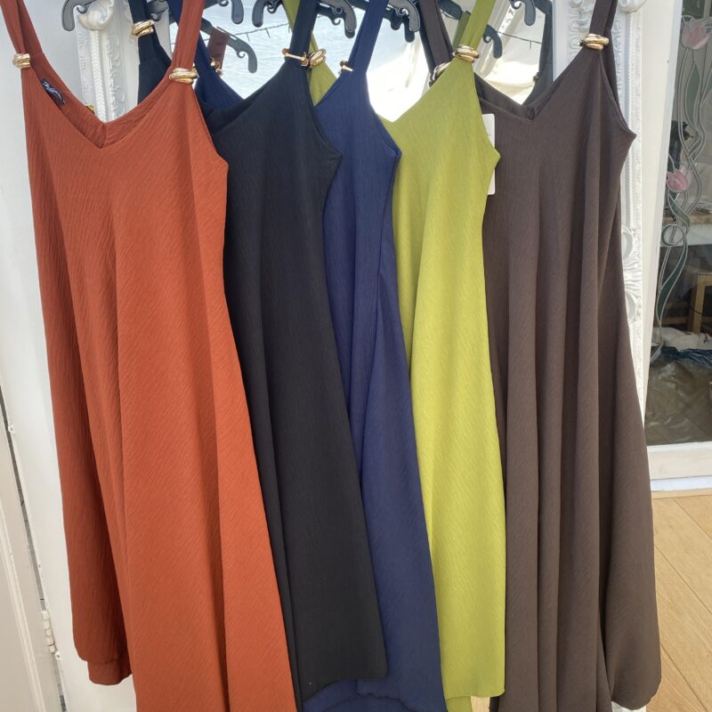 Georgia gold detailed strap midi dress £15