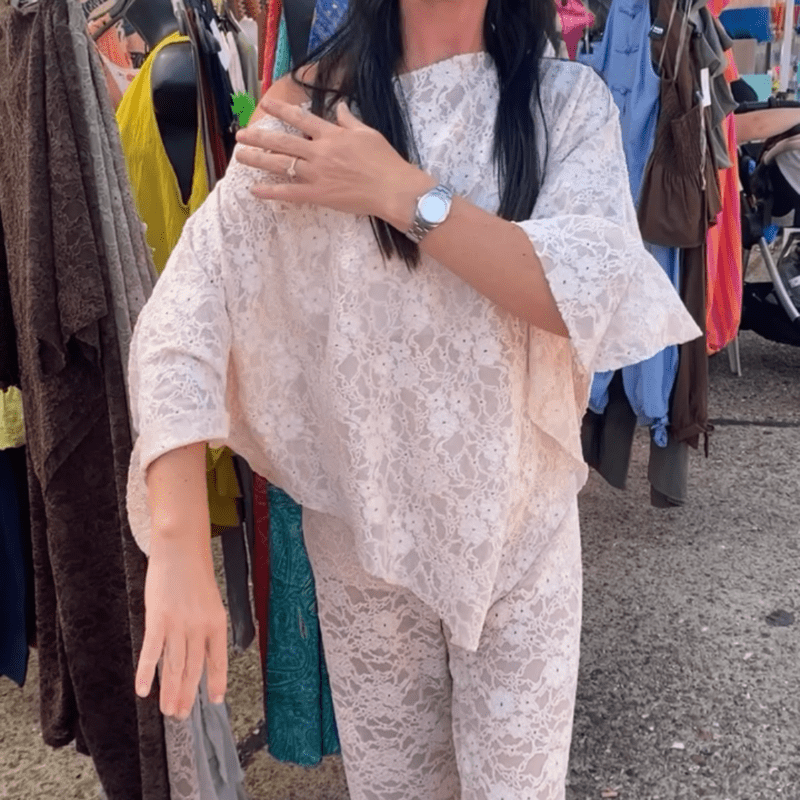 Luna lace Trousers suit