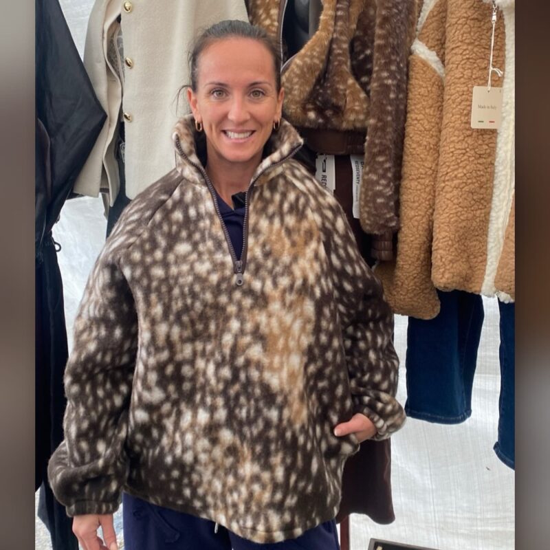 Faye Bambi print fleece