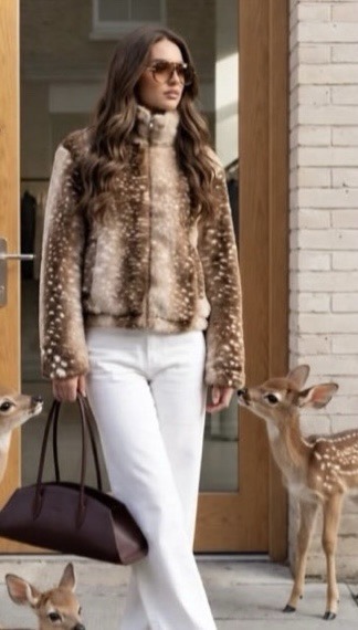 Bambi faux fur jacket